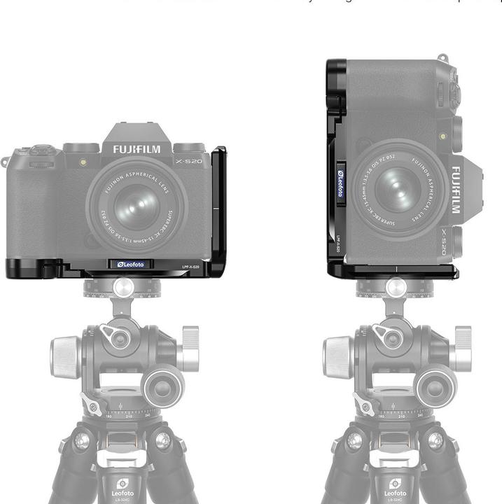 Actual product image Leofoto L-bracket LPF-X-S20 for Fujifilm X-S20