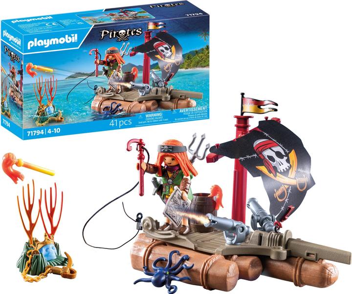Produktbild Playmobil Schatzbergung auf Piratenfloss (71794, Playmobil Pirates)