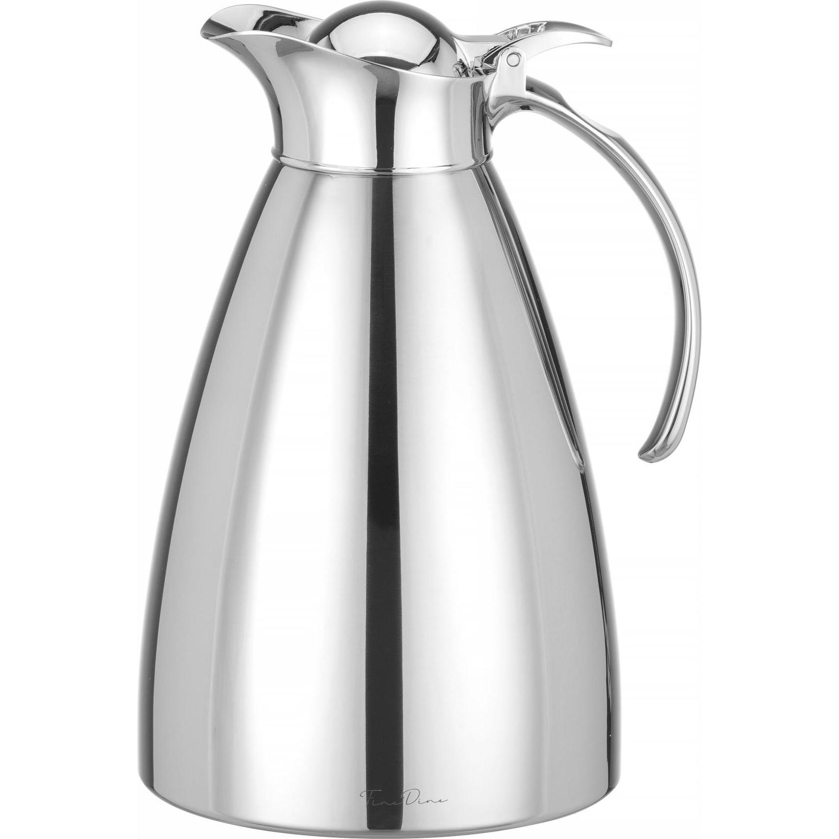 Hendi Isolierkanne Edelstahl 1,5 L, Thermoskanne, Silber