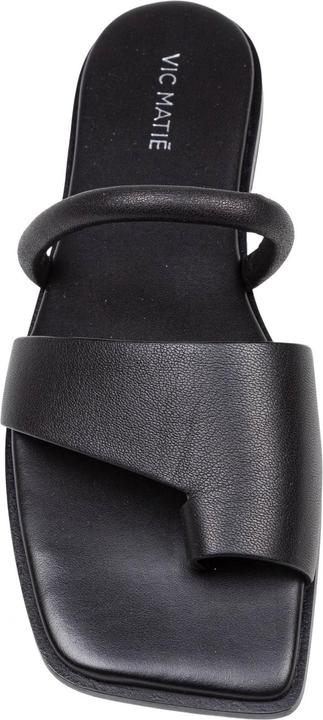 Actual product image Vic Matie single-finger slipper in black nappa (37)