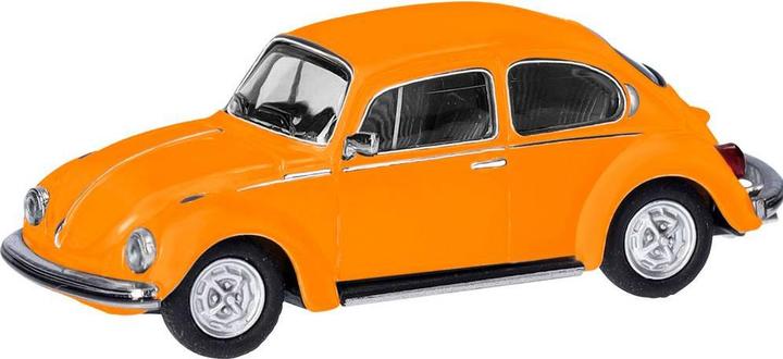 Herpa 421096-002 H0 PKW Modell Volkswagen Käfer 1303, leuchtorange