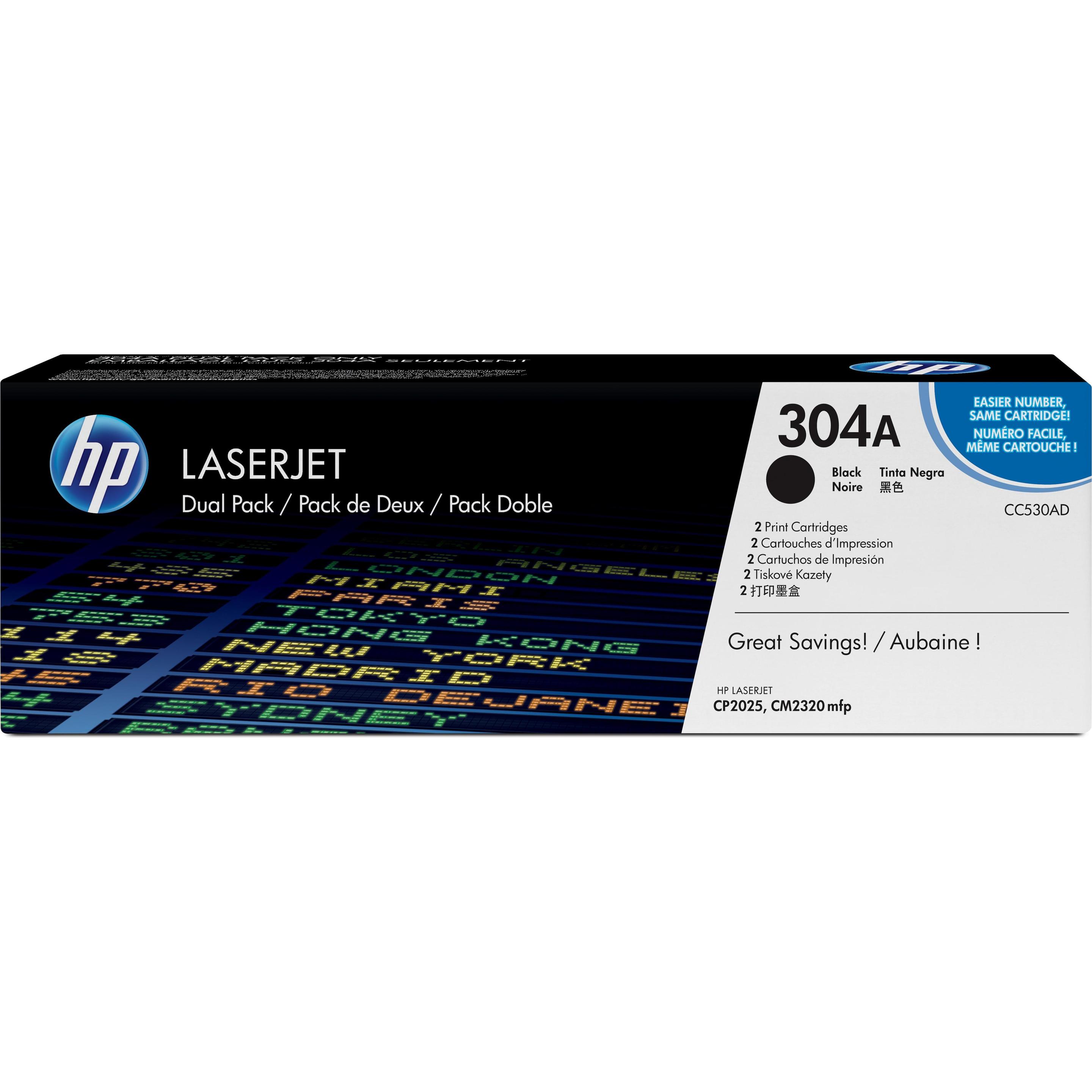 HP, Toner, 304a (BK)