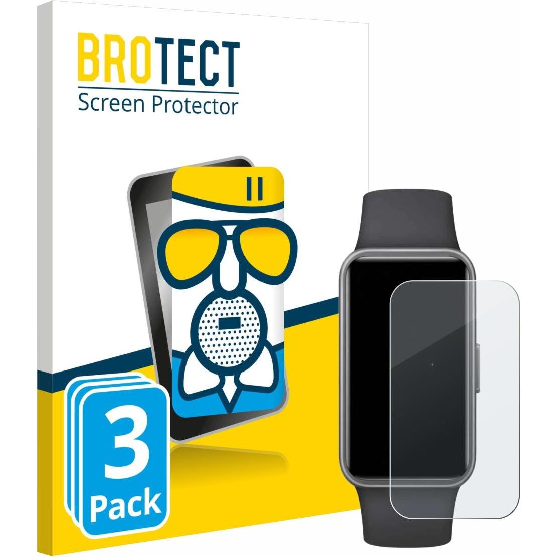BROTECT Schutzglas Schutzfolie Displayschutz Display Schutz Glas Folie matt, Smartwatch Schutzfolie, Grau