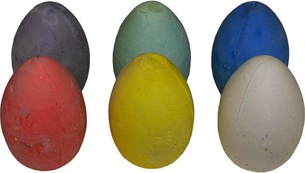Immagine prodotto Sombo Gesso stradale a forma di uovo (Multicolore, 6 x)
