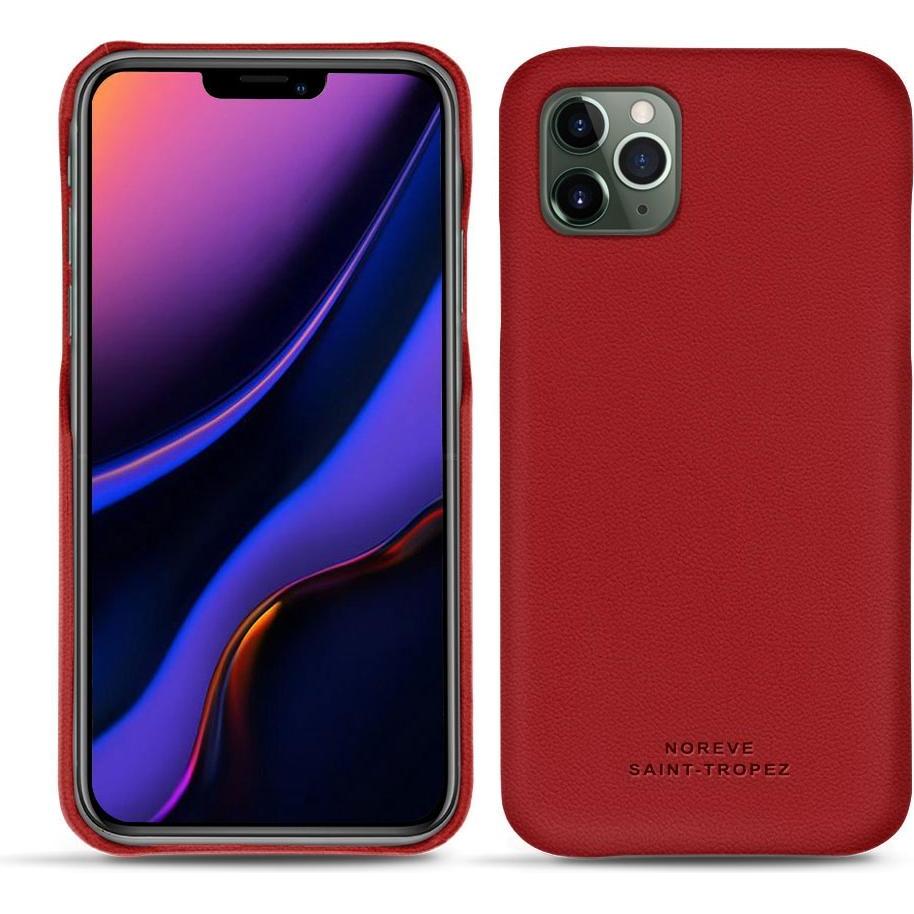 Noreve Lederschutzhülle (Apple iPhone 11 Pro), Smartphone Hülle, Rot