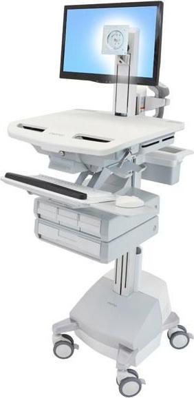 Ergotron Trolley voor LCD-scherm/Keyboard/Muis/CPU/Notebook/Barcode Scanner - Medisch