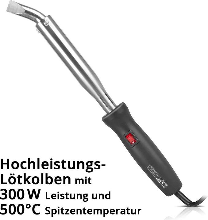 Actual product image Stahlwerk high-performance soldering iron with 300 watts and up to 500 °C including replacement tip