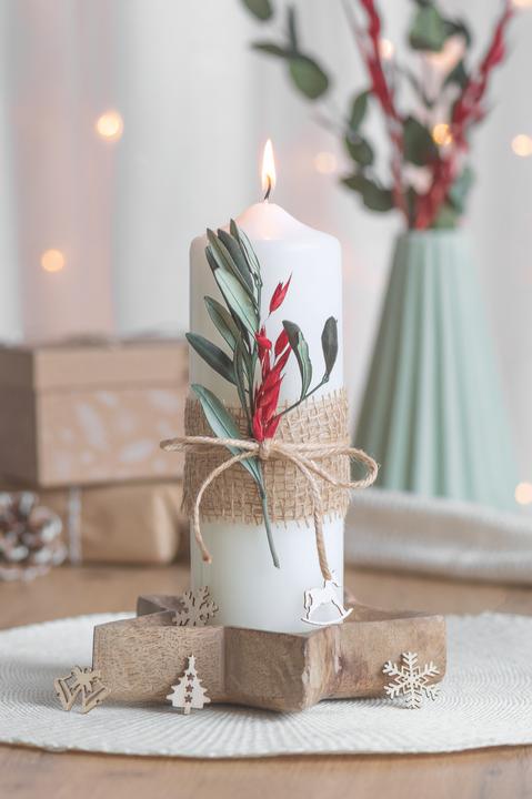 Produktbild Heyda Holzornamente Weihnachten (45x)