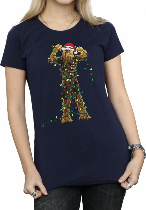 Produktbild Star Wars Chewbacca Christmas Lights TShirt (S)