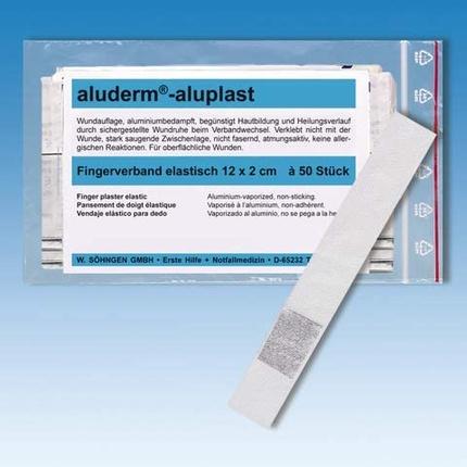 Actual product image Aluderm ® Universal plaster aluplast 2 x 12 cm (W x L) non-waterproof non-elastic white 50 pcs./pack. (50 x)