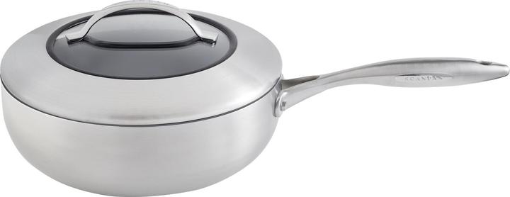 Immagine prodotto Scanpan Pentola con coperchio, profonda-CTX, 26 cm, acciaio, nero, 2 unità (Pirofila + casseruola, Acciaio, Alluminio, 26 x 11.50 cm)