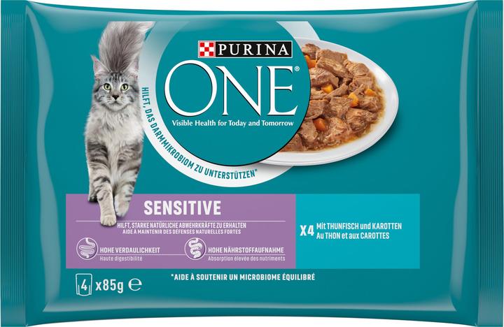 Produktbild One Sensitive Thunfisch (Adult, 4 Stk., 340 g)