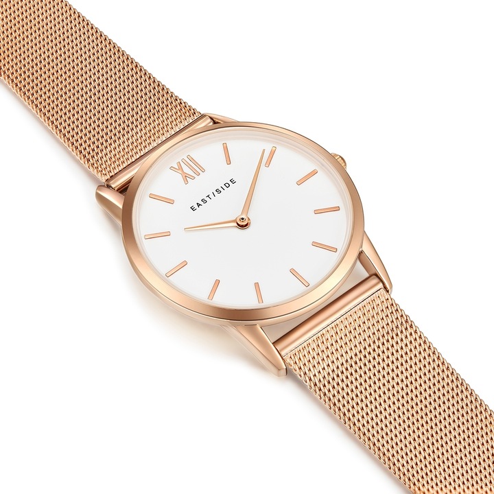 Actual product image Eastside Ladies quartz watch Upper Union stainless steel rose gold - 9770 (Analogue wristwatch, 33 mm)