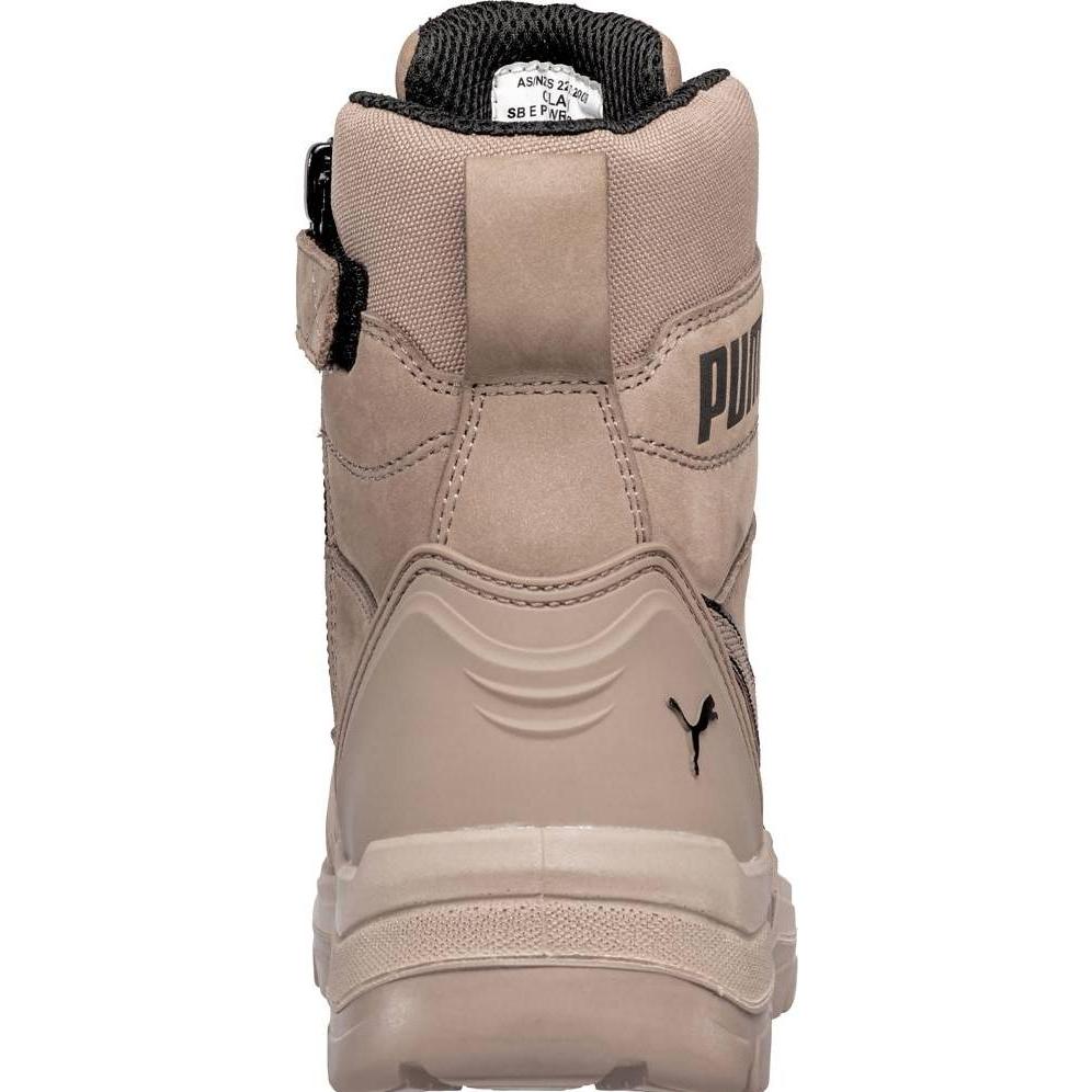 Thumbnail - Puma, Sicherheitsschuhe, Sicherheitsstiefel CONQUEST STONE HIGH Grösse 46 stone S3 CI HI HRO SRC DIN EN ISO 20345 Nubukl...