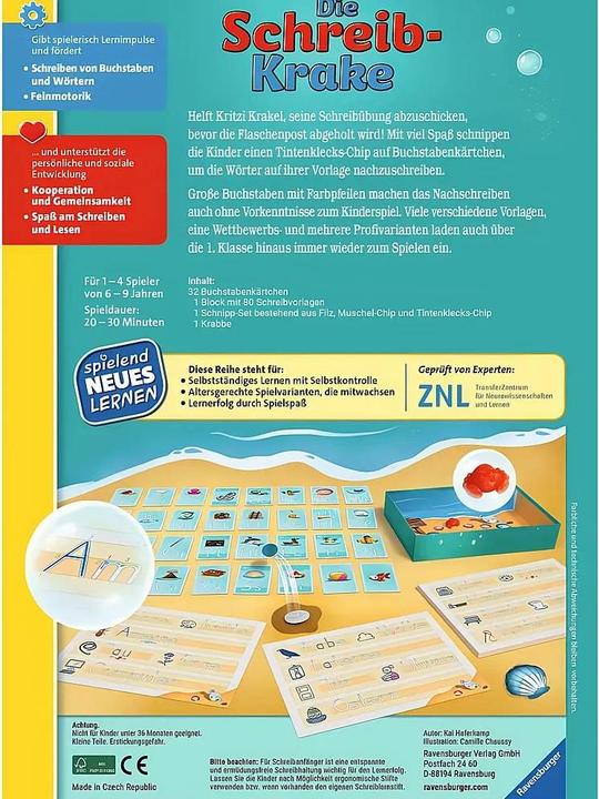 Immagine prodotto Ravensburger Il polipo della scrittura (Tedesco, 6 - 9 anni)