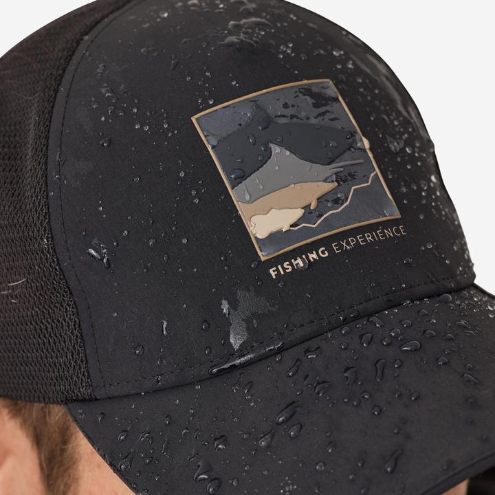 Actual product image Caperlan Fishing cap waterproof 900 - Black