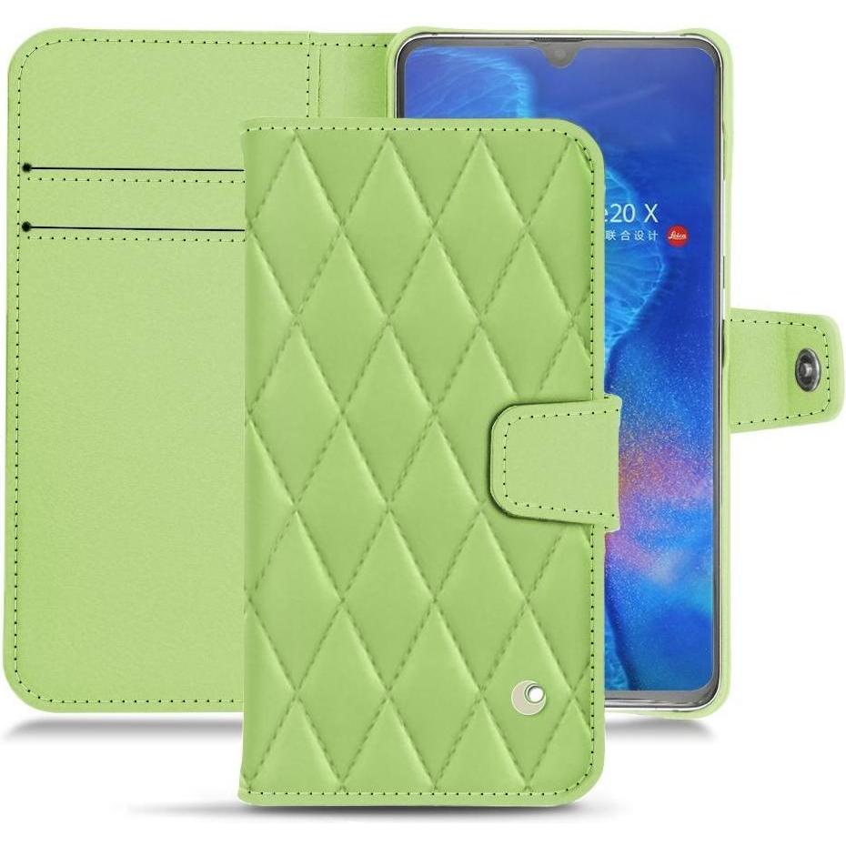 Noreve Lederschutzhülle (Huawei Mate 20), Smartphone Hülle, Grün