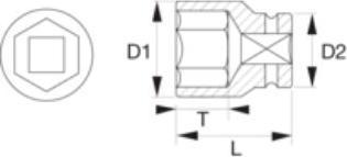Productafbeelding Bahco Doos 1/4 4MM (4 mm)
