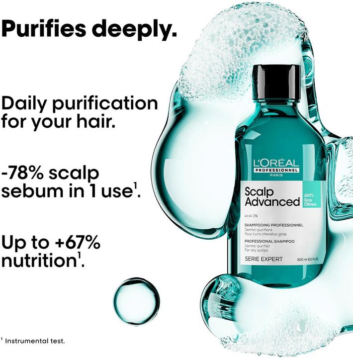 Produktbild L'Oréal Professionnel Série Expert Scalp Advanced - Anti-Oiliness Dermo-Purifier (Flüssiges Shampoo)