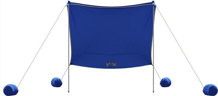 Actual product image VidaXL Beach shade tent with sandbags 214 x 236 cm (beach tent, 0.18 kg, 4 persons)