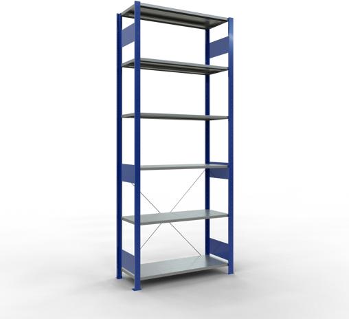 Actual product image Schulte Lagertechnik MULTIplus85 basic racking system with cross braces