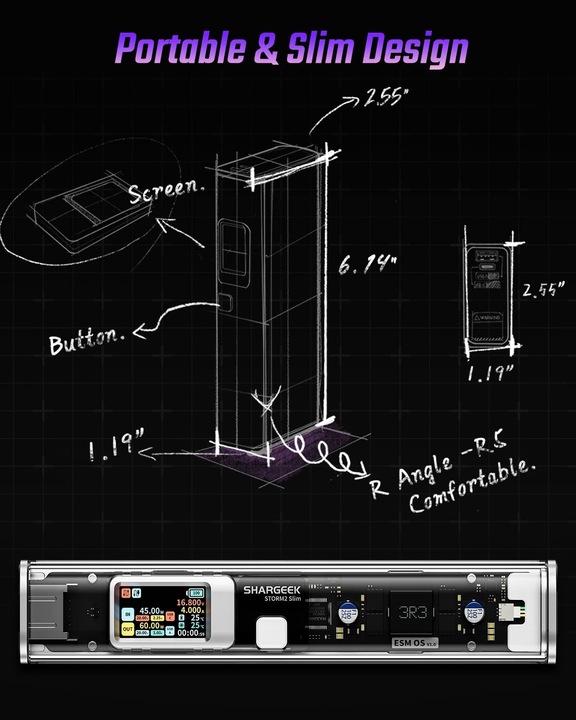 Produktbild Sharge 130 (20000 mAh, 100 W, 74 Wh)