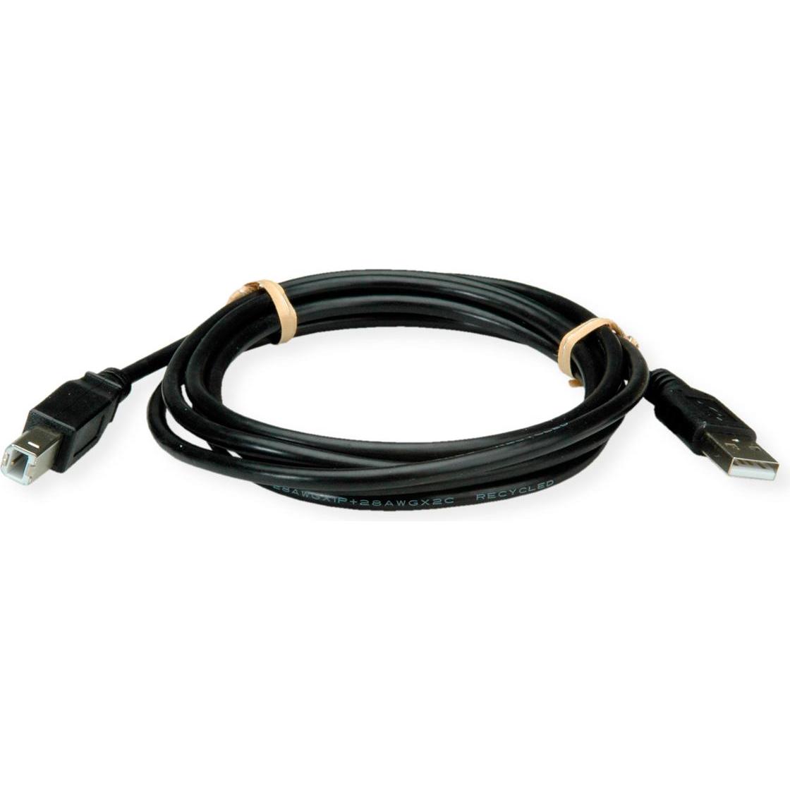 Thumbnail - Roline USB 2.0 Kabel (0.80 m, USB 2.0), USB Kabel