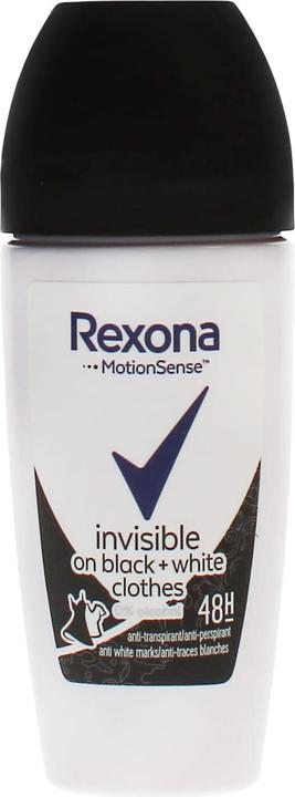 Image du produit Rexona Déodorant Roll-on - Invisible Black White 50 ml par (Roll-on, 50 ml)