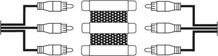 Produktbild Hama Video-Adapter, 3 Cinch-Kupplungen - 3 Cinch-Kupplungen (Winkeladapter)