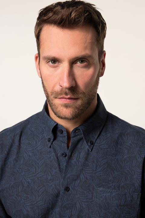 Produktbild JP1880 JP 1880 Hemd, Halbarm, Buttondown-Kragen, Alloverprint, Modern Fit (XXL)