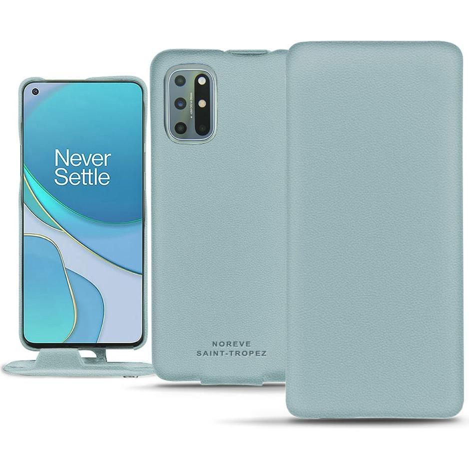 Noreve Lederschutzhülle vertikal (OnePlus 8T), Smartphone Hülle, Blau
