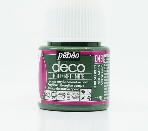 Produktbild Pebeo Deco Matte Acrylfarben (Tannengrün, 45 ml)