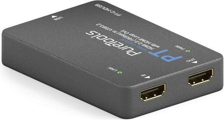 Actual product image Purelink PureTools - HDMI2.0 Video Capture - 4K 60Hz HDMI to USB3.2 Conversion Tool, HDMI 2.0 (18Gbps) to US