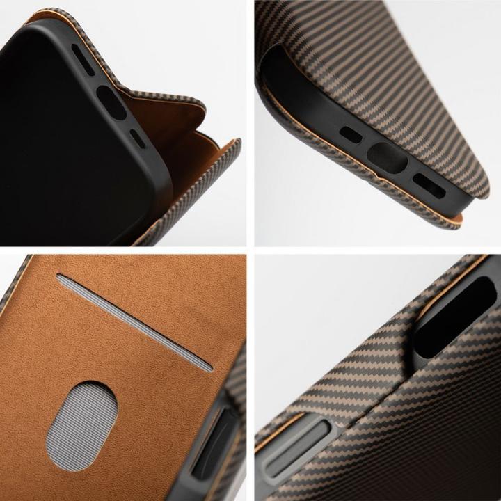 Produktbild OEM Back panel cover FOLIO Side Magnet book case for SAMSUNG A35 brown (Oppo A35)