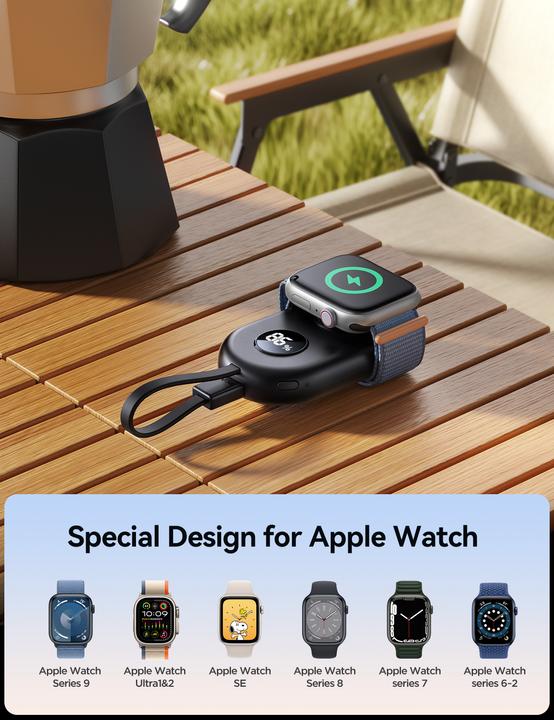 Produktbild Joyroom Charger for Apple Watch JR-W09 (black)