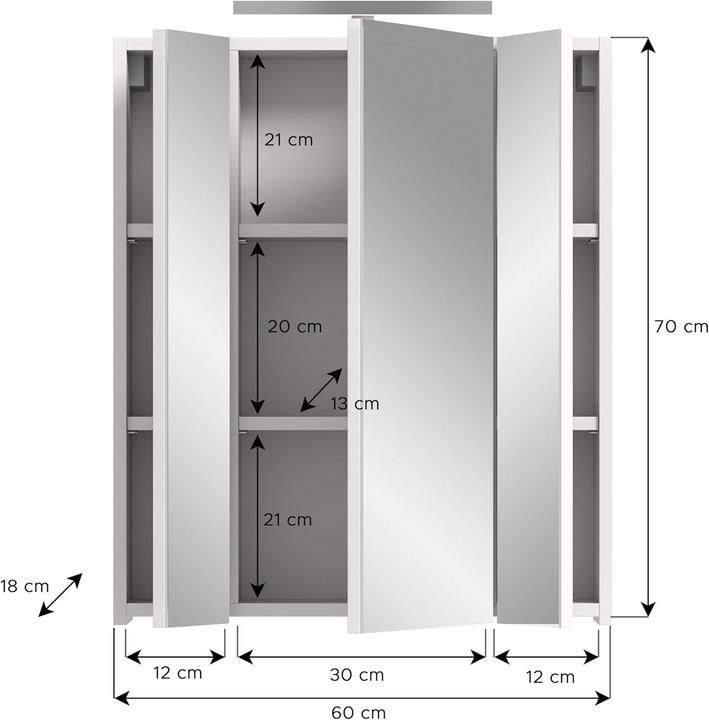 Actual product image Xonox Home Linus (60 x 18 x 70 cm)