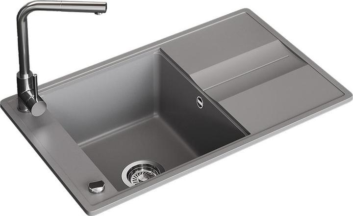 Actual product image Bergström Kyoto (Fitted sink with draining board, 78 cm, 50 cm)