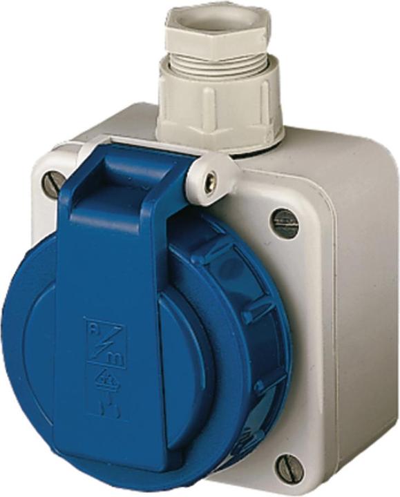 Actual product image Mennekes Schuko wall socket