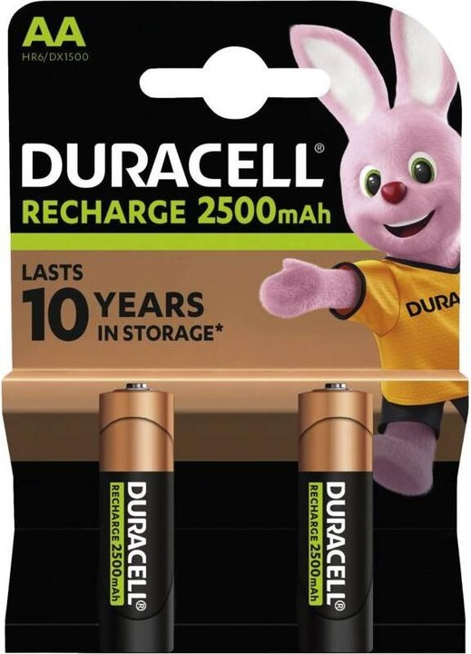 Actual product image Duracell Recharge Ultra (2 pcs., AA, 2500 mAh)