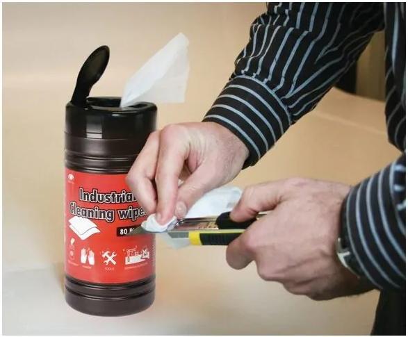 Image du produit Toolpack Serviettes de nettoyage pour les mains et outils (80 pcs)