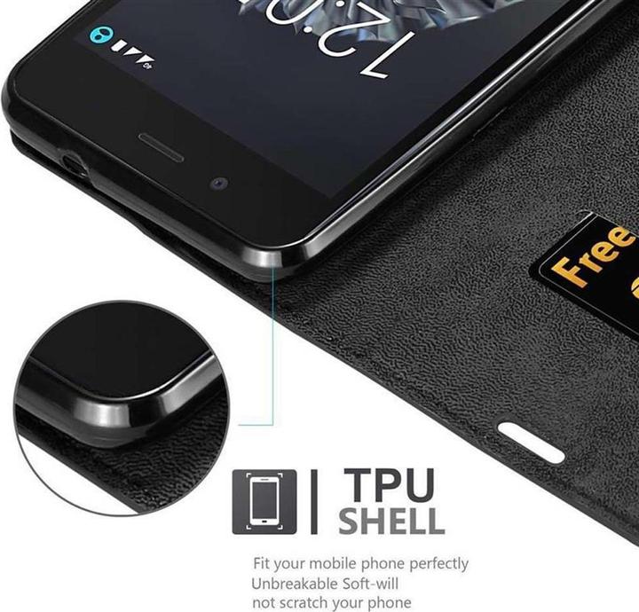 Productafbeelding Cadorabo Boek Onzichtbare Magneethoes (BQ Aquaris X5)