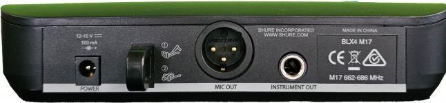 Actual product image Shure Blx24e/Sm58-M17