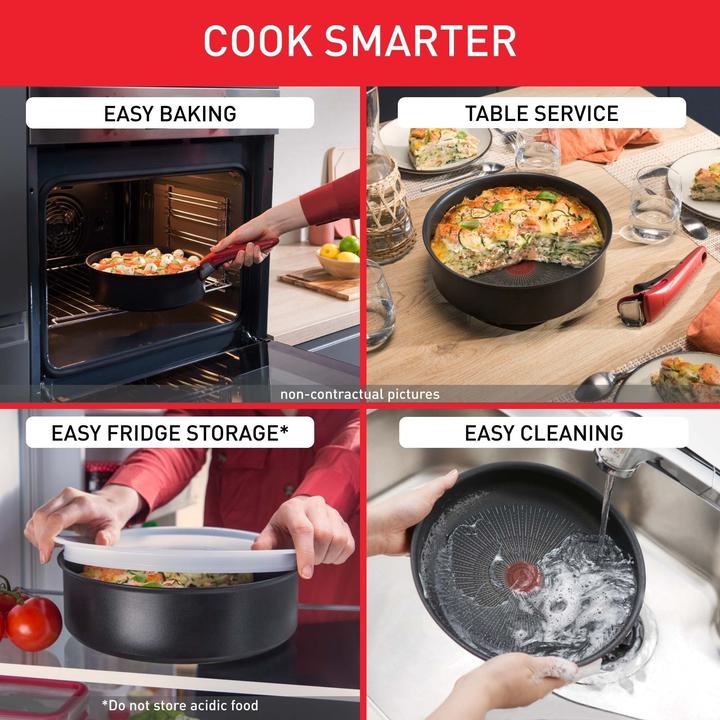 Productafbeelding Tefal Ingenio So Light Pannenset - 5-delig - Inductie (L7239523) (Kookpotten en pannenset, Aluminium)