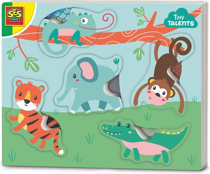Produktbild Ses Tiny Talents - Puzzletiere fühlen (5 Teile)