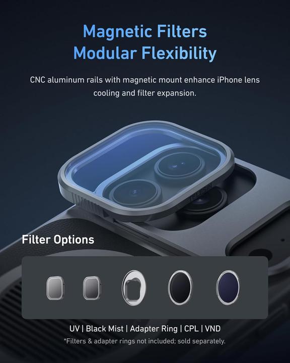 Immagine prodotto Telesin Master Grip for iPhone 17 Pro Max - Standard Kit