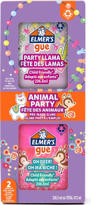 Actual product image Elmer's Slime Gue Party Animals 2162070 2-pcs