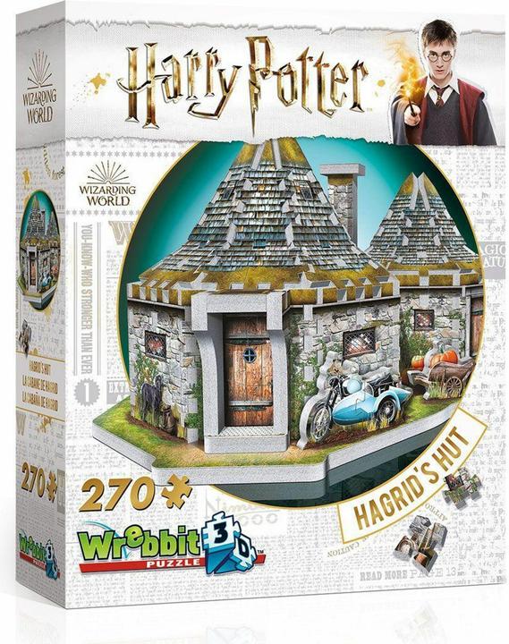 Wrebbit 3D Hagrids Hut Harry Potter Hagrids Hoed (270 onderdelen)