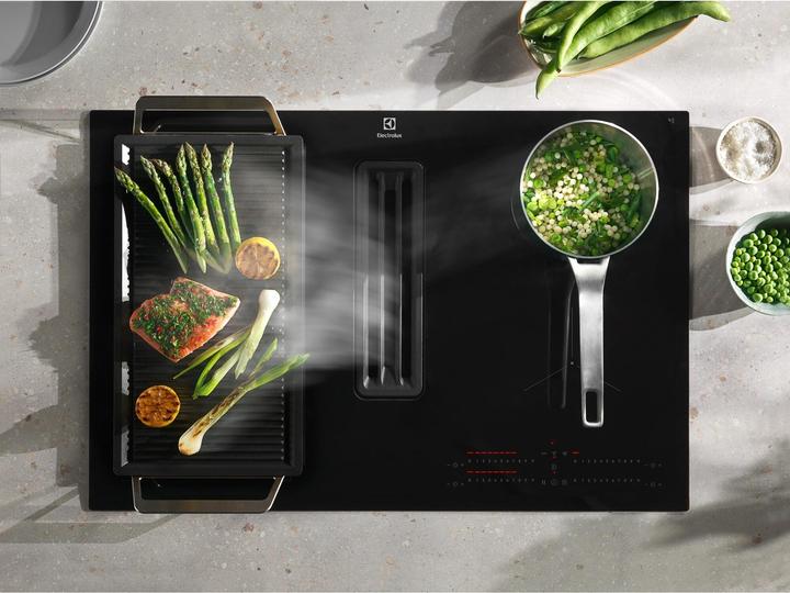 Actual product image Electrolux KCC83443 hob Black Built-in Zone induction hob 4 zone(s) (78 cm, Induction hob)