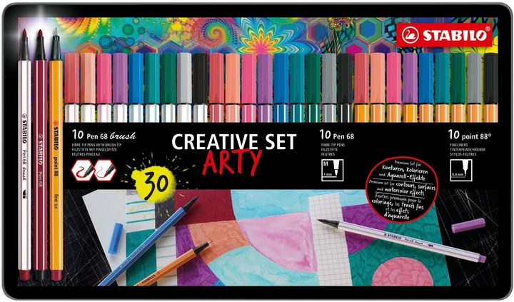 Actual product image STABILO Kreativset Arty (Sorted, 30 x)