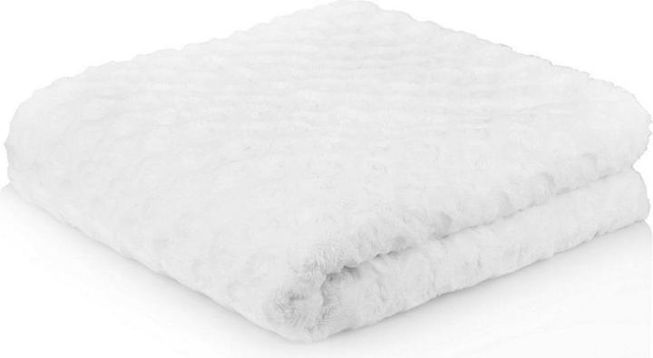 Beliani Tagesdecke 200 x 220 cm weiss KANDILLI